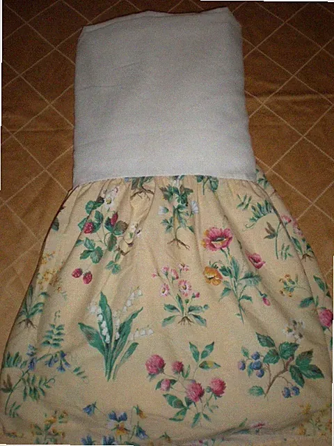 Liz Claiborne Liz At Home IN FULL BLOOM FULL BED SKIRT Floral Cotton Cottage USA